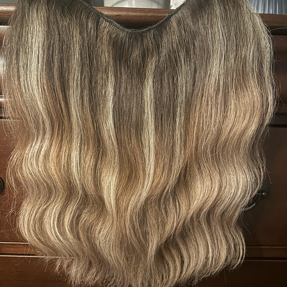 Halocouture Ombre Brown Hair Extensions - Picture 1 of 7